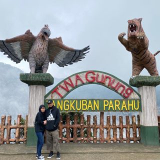 Natural Tourism Park Tangkuban Parahu Mountain