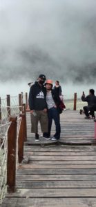 Wooden Bridge Bandung Volcano