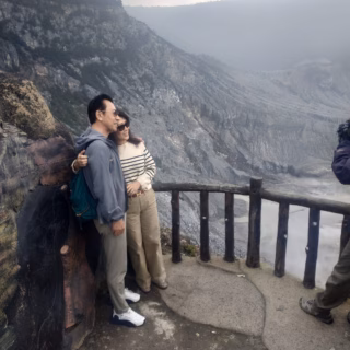 tangkuban parahu volcano