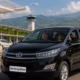 Private Bandung driver service with airport transfer and family tour in a Toyota Innova