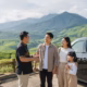 Family enjoying a private Bandung tour with Bandung Driver