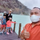 Singapore travelers enjoying a comfortable private driver service in Bandung